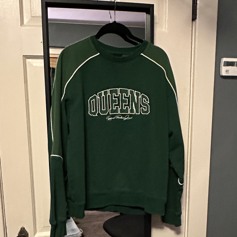 H&M Dark Green Crewneck Sweater